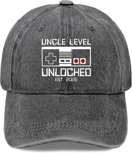 I Leveled Up to Uncle 2026 Hat for Womens Baseball Caps Classic Washed Workout in Saudi Arabia