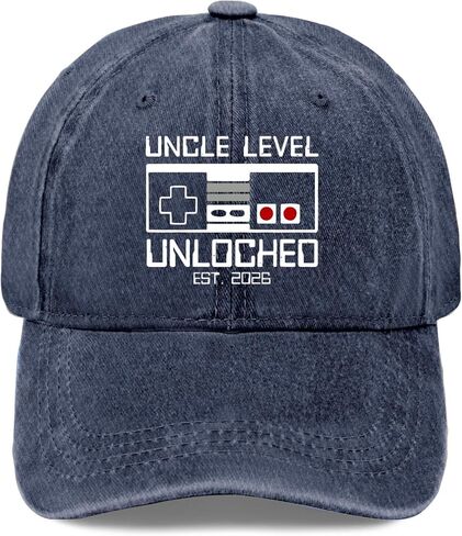 I Leveled Up to Uncle 2026 Hat for Womens Baseball Caps Classic Washed Workout in Saudi Arabia
