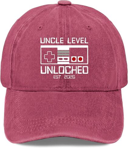 I Leveled Up to Uncle 2026 Hat for Womens Baseball Caps Classic Washed Workout in Saudi Arabia