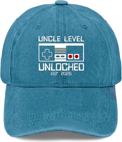 I Leveled Up to Uncle 2026 Hat for Womens Baseball Caps Classic Washed Workout in Saudi Arabia
