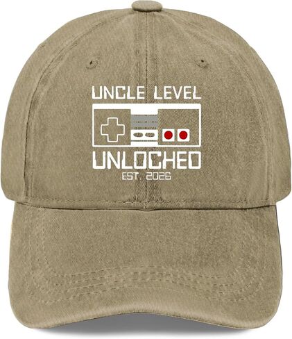 I Leveled Up to Uncle 2026 Hat for Womens Baseball Caps Classic Washed Workout in Saudi Arabia