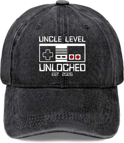 I Leveled Up to Uncle 2026 Hat for Womens Baseball Caps Classic Washed Workout in Saudi Arabia