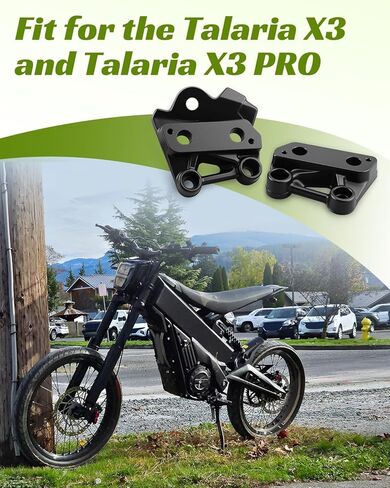 Electric Dirt Bike Foot Peg Bracket Fit for Talaria X3 X3 PRO, Dirt Bike Foot Peg Bracket Footrest Pedal Support CNC Replacement Kit in Saudi Arabia