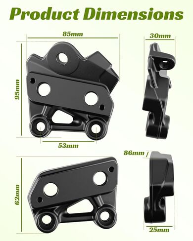 Electric Dirt Bike Foot Peg Bracket Fit for Talaria X3 X3 PRO, Dirt Bike Foot Peg Bracket Footrest Pedal Support CNC Replacement Kit in Saudi Arabia