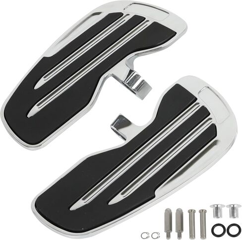 Motorcycle Driver Floorboards Foot Pegs Compatible with Indian Scout Sixty Bobber Replacement Part 2015-2024 Chrome in Saudi Arabia