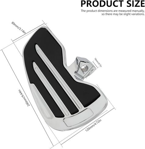 Motorcycle Driver Floorboards Foot Pegs Compatible with Indian Scout Sixty Bobber Replacement Part 2015-2024 Chrome in Saudi Arabia