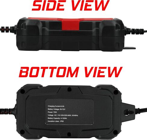 [3 Pack] Banshee Battery Charger 4-Amp - 12V and 6V Automotive Trickle Charger for Car Battery, Automatic Maintainer for Car Truck Motorcycle Lawn Mower Boat Marine in Saudi Arabia