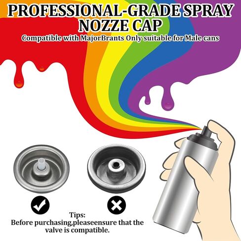 17 قطعة من فوهة علبة الرش، فوهات طلاء الرش ذات أنماط طويلة الفم للعلب، أطراف فوهة الرش مع خراطيم تمديد 19.68 بوصة للكتابة على الجدران، وإصلاح السيارات، والمشروعات اليدوية in Kuwait