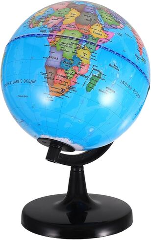 Operitacx Educational World Globe with Rotating Spinning Earth Map, 20-inch Plastic Base Globe for Classroom Geography Learning and Teaching Tools in Saudi Arabia