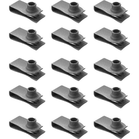 1/4-20 Interior, Exterior, Engine Bay, Chassis | Body Bolt Clips U Nuts (FITS: Classic, Antique GM, Chevrolet, Buick, Oldsmobile, Pontiac, Cadillac, GMC Trucks, GM A | B | C | D | E | F | G Body Cars) in Saudi Arabia