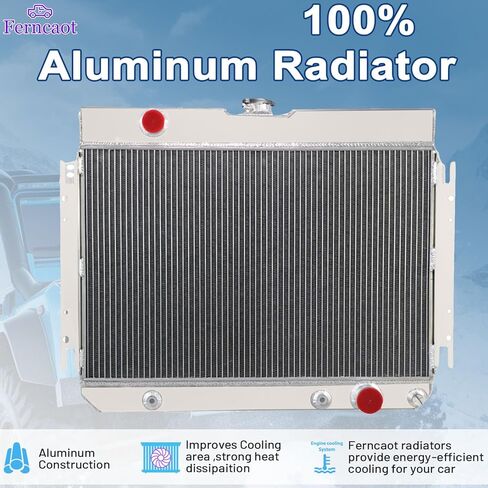 CC289 Radiator for 1963-1968 1964 1965 1966 1967 Chevy Impala Bel Air Caprice Chevelle El Camino 3.2-7.0L 4.6L 6.5L 3Row Aluminum Radiators in Saudi Arabia