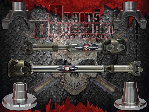 ADAMS DRIVESHAFT 2 DOOR JK FRONT & REAR 1350 CV DRIVESHAFT PACKAGE [EXTREME DUTY SERIES] with SOLID U-JOINTS in Saudi Arabia