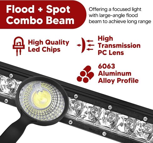 شريط إضاءة LED بصف واحد مستقيم 22 بوصة 150 وات ومجموعة أسلاك مع دعامات تثبيت المصد السفلي المخفية الأمامية متوافقة مع تشيفي سيلفرادو 1500 2007-2013 سيلفرادو 2500 3500 HD 2007-2010 in Saudi Arabia