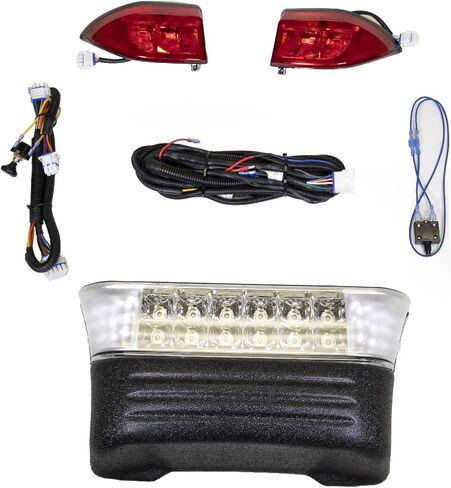 طقم إضاءة LED PROFX لعربة الجولف الكهربائية Club Car Precedent (2008.5-Up) - مجموعة مصابيح LED كاملة مع مصابيح خلفية in Kuwait