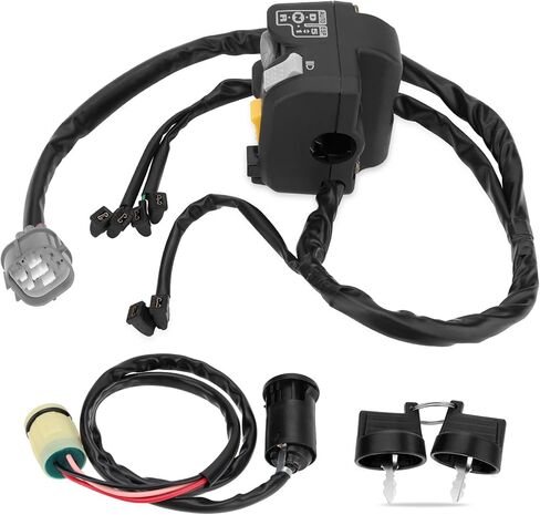 M MATI المقود ومفتاح التبديل لهوندا Rancher-420-ES Rancher-420-AT 2007-2013 35140-HP5-A51 35140-HP7-A02 35100-HP5-600 in Kuwait