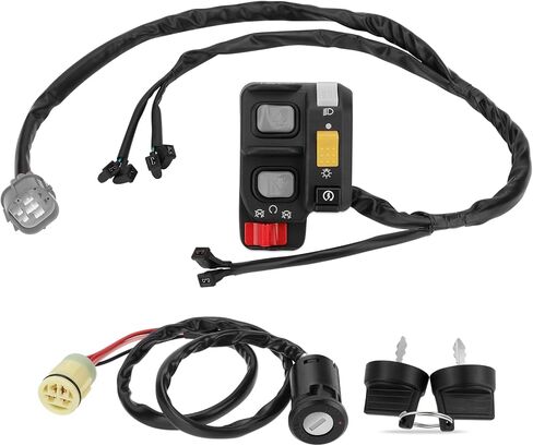 M MATI المقود ومفتاح التبديل لهوندا Rancher-420-ES Rancher-420-AT 2007-2013 35140-HP5-A51 35140-HP7-A02 35100-HP5-600 in Kuwait