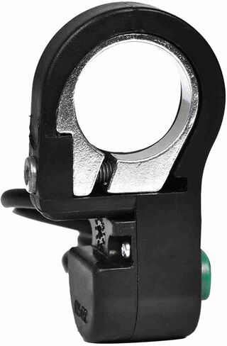 زر بوق الدراجة 22.5 ملم مع كابل 1.5 متر، زر تبديل بوق المقود البلاستيكي الذي يعمل باللمس للدراجات الكهربائية والدراجات الجبلية والدراجات البخارية، أسود، 1x1.4x2.6 بوصة in Kuwait