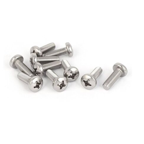 uxcell M4x5mm 316 Stainless Steel Metric Phillips Pan Head Machine Screws Bolts 50 Pcs in Saudi Arabia