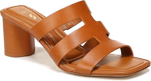 صندل نسائي من Franco Sarto بكعب Flexa Carly من الجلد البني الداكن 8.5 M in Kuwait