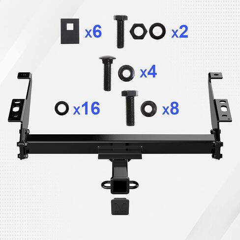 Trailer Hitch, 2 inch Towing Hitch Receiver Compatible with Chevy GMC C1500 1988-1999 & Compatible with Chevy GMC C2500 C3500 1988-2000 & Compatible with Chevy GMC C3500HD 1991-2000 in Saudi Arabia
