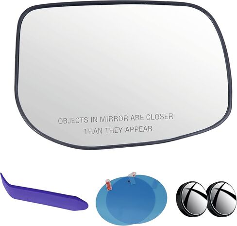 EAP Passenger Side Mirror Glass Compatible with Toyota Corolla 2008-2013 (Japan Built, VIN no. Starts with JTD), Heated, 8793112D60 8793112C40 in Saudi Arabia