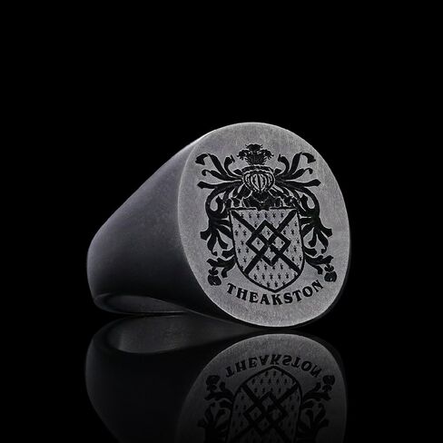 Coat of Arms Ring,Personalized Signet Ring, Customized Ring, Family Crest Ring Gift, Engraved Family Celtic Ring, Family Ring Gift in Kuwait