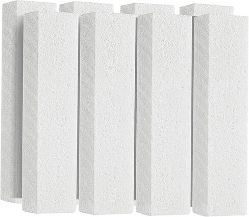 6 عبوات من حجر الخفاف لتنظيف وعاء المرحاض، وعصا التنظيف لإزالة حلقات الماء العسر من وعاء المرحاض، وتراكم الكالسيوم والصدأ مناسبة لتنظيف المرحاض والحمام وحوض المطبخ والشواية (رمادي) in Kuwait