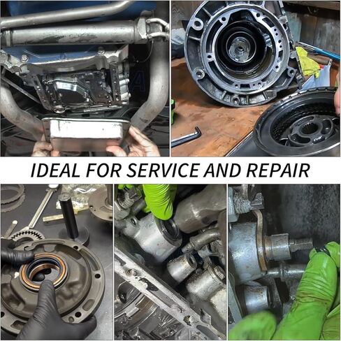 Complete External Oil Seal Reseal Kit for Ford C4 / C-4 Automatic Transmission (1968–1986) – Duraprene Neoprene Coated Pan Gasket, Pump & Tail Seals, Servo/Lever Seals, O-Rings + Lock Nuts in Saudi Arabia