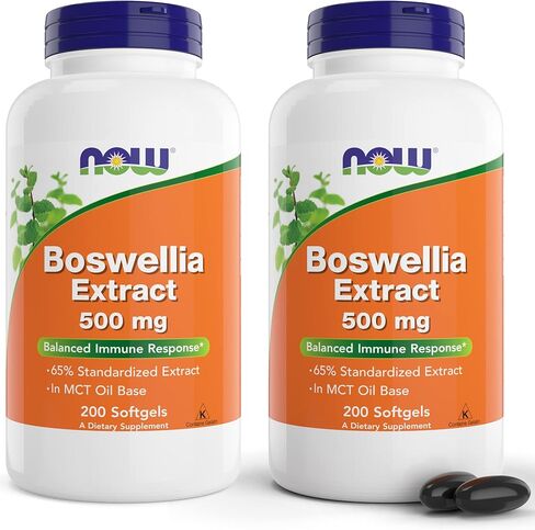 NOW Supplements، مستخلص Boswellia 500 مجم في قاعدة زيت MCT، الاستجابة المناعية المتوازنة*، 90 كبسولة هلامية in Saudi Arabia