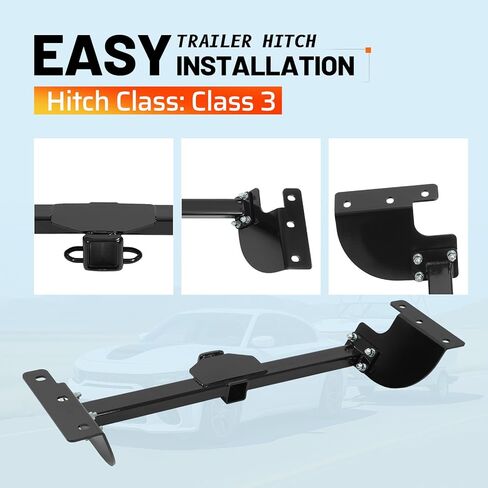 Class 3 Rear Trailer Hitch, 2 Inch Receiver Compatible with 2011-2023 Dodge Charger Challenger Compatible with 2015-2023 Chrysler 300 in Saudi Arabia