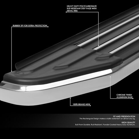 Auto Dynasty Running Boards Compatible with 2016-2022 Honda Pilot, Aluminum Side Step Rail Nerf Bars, 5.5 Inches Step Bars, Black 17 18 19 20 21 in Saudi Arabia