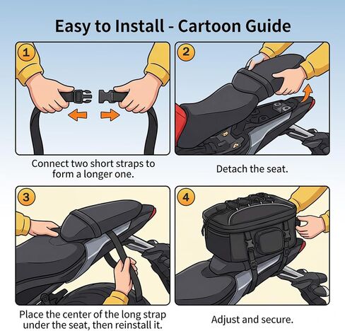 FOCHIER Motorcycle Tail Bag, Dual Use Motorcycle Rear Seat Bag with Waterproof Rain Cover, 23L-34L Expandable Motorbike Organizer Helmet Car Bag, Luggage Storage Holder Backpack in Kuwait