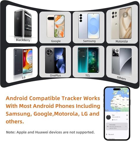علامات تعقب الهواء 2026 لأجهزة Android أو iOS، نظام مزدوج لكل من iOS وAndroid Tracker، تطبيق Find My أو Google'S Find Hub، علامات تعقب ذكية مع حلقة مفاتيح، مكتشف المفاتيح/متعقب الأمتعة للمفاتيح والأمتعة والمحفظة in Kuwait