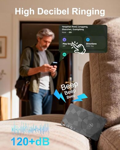 بطاقة تعقب المحفظة 2026 (iOS وAndroid) بطاقة تتبع رفيعة، بطاقة بلوتوث ذكية ببطارية تدوم من 6 إلى 12 عامًا، تعمل مع Apple Find My & Google Find Hub، محدد موقع GPS للأمتعة وجوازات السفر والمفاتيح وحقيبة الظهر in Saudi Arabia