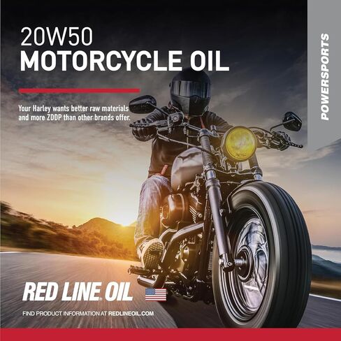 Red Line 42504 20W50 Motorcycle Oil Synthetic - 4 Quarts in Saudi Arabia