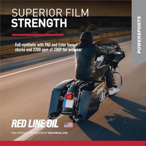 Red Line 42504 20W50 Motorcycle Oil Synthetic - 4 Quarts in Saudi Arabia