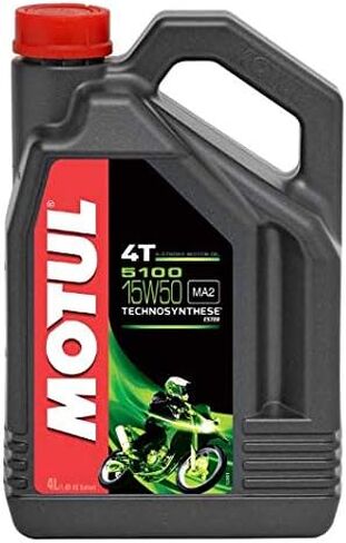 Motul 15W-50 4 LT Synthetic Engine Oil for BMW, Ducati, Street & Road Bikes in Saudi Arabia