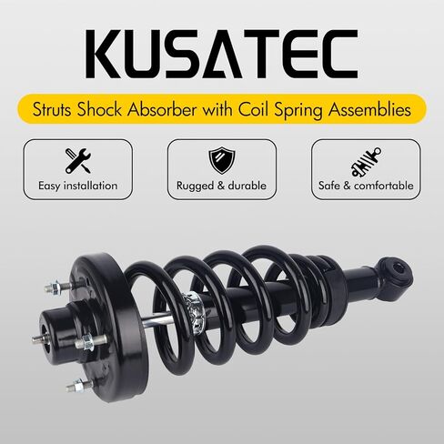 KUSATEC 171139x2 زوج خلفي كامل ممتص الصدمات مناسب لفورد إكسبيديشن، لينكولن نافيجيتور 2007 2008 2009 2010 2011 2012 2013 2014 2015 2016 2017 دعامات يسار/يمين مع مجموعات زنبركية ملفوفة in Saudi Arabia
