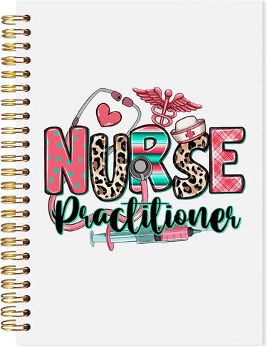Heart Anatomy Medical Spiral Notebook, Cardiac Nurse Journal, Cardiologist Anatomical Doctor Notebook, Nurse Doctor Appreciation Gifts Journal, Nursing Office Supplies, 5.5x8.3 in Kuwait