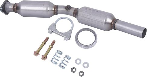 53717 أنبوب مرن للمحول الحفاز الأمامي متوافق مع Toyota Corolla 2003-2007 Matrix Pontiac Vibe 1.8L 2003 2004 2005 2006 2007 2008 عجلة القيادة الأمامية فقط 174100D151 EPA in Kuwait