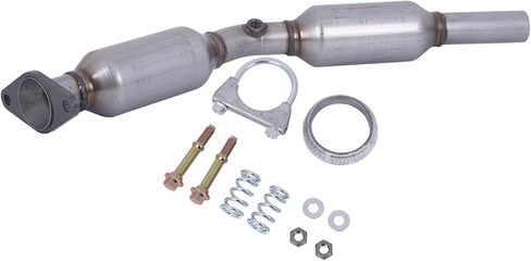 53717 أنبوب مرن للمحول الحفاز الأمامي متوافق مع Toyota Corolla 2003-2007 Matrix Pontiac Vibe 1.8L 2003 2004 2005 2006 2007 2008 عجلة القيادة الأمامية فقط 174100D151 EPA in Kuwait