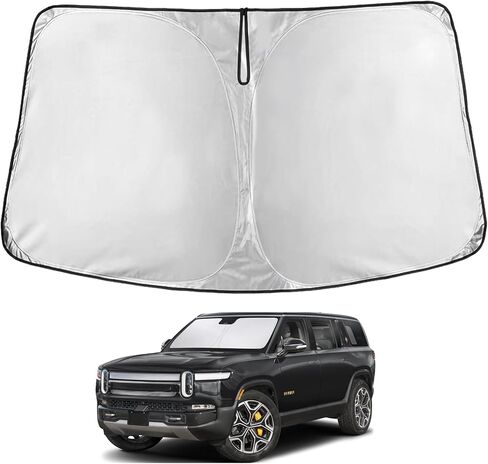 EcoNour Windshield Sunshade for Chevrolet Equinox 2010-2015 2016 2017, Sun Visor for Front Windshield & Window Sun Shade Cover, UV Heat Blocker & Protector, Car Accessories in Saudi Arabia