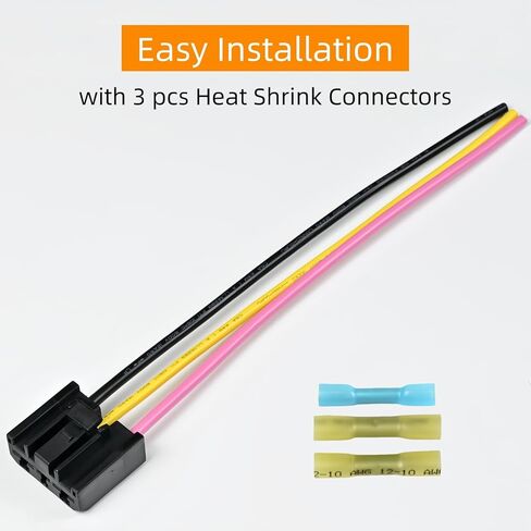 HVAC Blower Motor Connector Harness fit for Jeep Wrangler JK 2014-2018, Ram 1500 2014-2018, Ram 1500 Classic 2019-2022, Repair Plug Pigtail in Saudi Arabia