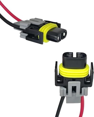 2 PCS Car Fog Light Wiring Connectors, Multi-Purpose Headlight Wire Socket Adaptor, Waterproof H11 H9 H8 880 881 Car Replacement Harness, Universal for Most Cars in Saudi Arabia