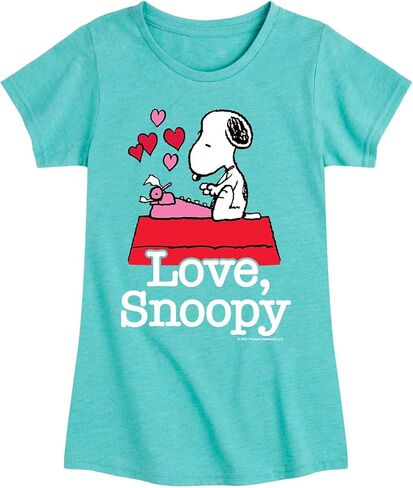 HYBRID APPAREL - Peanuts - Love Snoopy - Girls Short Sleeve Graphic T-Shirt in Saudi Arabia