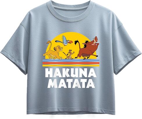 Disney - Hakuna Matata Sunset - Youth Girls Boxy T - Shirt in Saudi Arabia