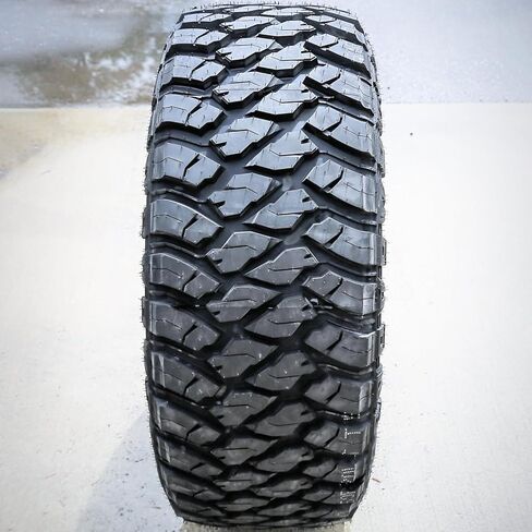 مجموعة من 2 إطارات شعاعية للشاحنات الخفيفة للطرق الوعرة Atlander Roverclaw M/T I Mud - 33X12.50R17LT 33X12.50X17 33X12.50-17 120Q نطاق التحميل E LRE 10 طبقات RBL بأحرف سوداء مرتفعة (اثنين) in Kuwait