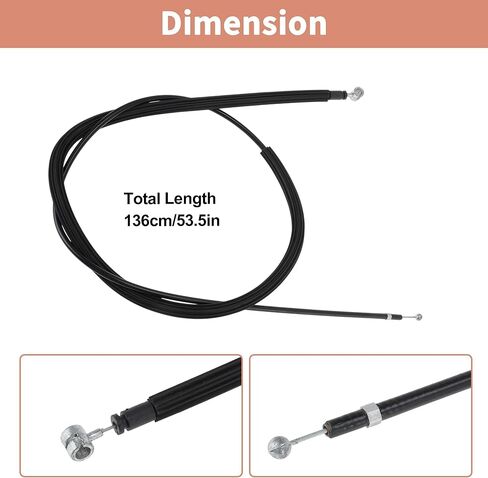 NO.5N0823535/5N0823411 كابل تحرير غطاء المحرك الأمامي مناسب لفولكس واجن تيجوان 2008-2018 كابل مزلاج غطاء المحرك in Kuwait