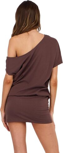 Forever 21 Women's Short Sleeve Mini Dress, Off Shoulder in Saudi Arabia