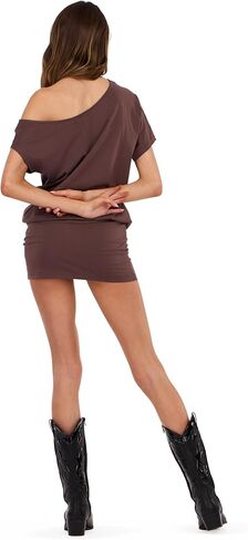 Forever 21 Women's Short Sleeve Mini Dress, Off Shoulder in Saudi Arabia
